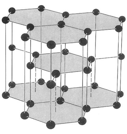 1-1/7/014 Figure 1: Graphite crystal structure. The crystal consists of layers of benzene-rings of carbon atoms arranged as shown. The distance between centers of adjacent hexagons in a layer is.