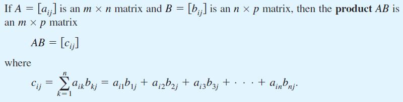 Example 3: Scalar Multiplication and Matrix Subtraction 3 Solution MATRIX MULTIPLICATION The third basic matrix operation is matrix multiplication.