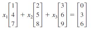 8 In other words, where a1, a2,..., an are the columns of the matrix A. The expression is called a linear combination of the column matrices a1, a2,..., an with coefficients x1, x2,..., xn.