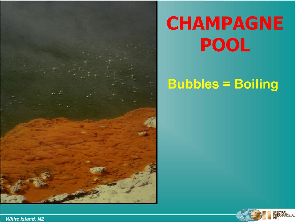 Photo showing the bubbles at the