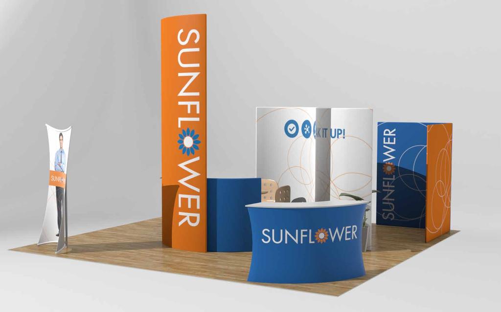 MODULAR DISPLAYS Design with Traffic in Mind A great booth
