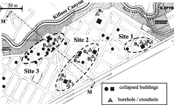 SOIL-DEPENDENT TOPOGRAPHIC EFFECTS: A CASE STUDY FROM THE 1999 ATHENS EARTHQUAKE 935 Figure 3.