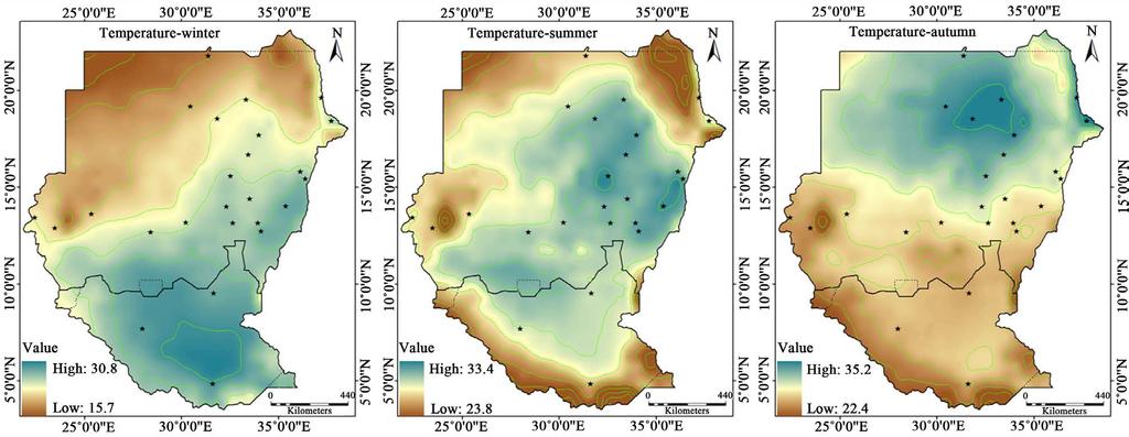 temperature and precipitation in Sudan during 2001-2013. 3.5.
