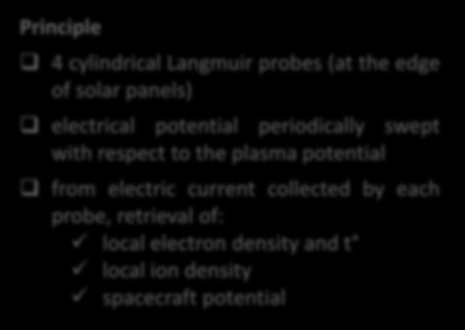 respect to the plasma potential from electric current