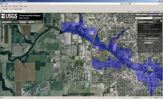 USGS Flood Inundation Mapper