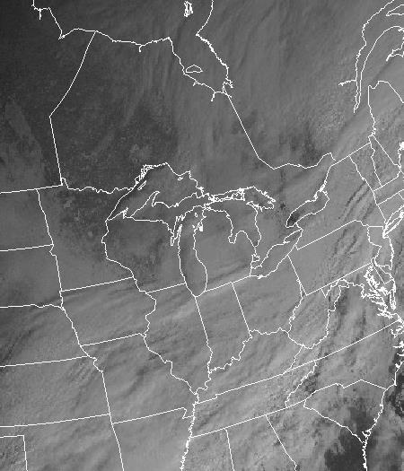 Depending upon sun angle, shadows by and on other clouds or the earth s surface can be helpful in cloud interpretation. Shadows are only seen in visible imagery.