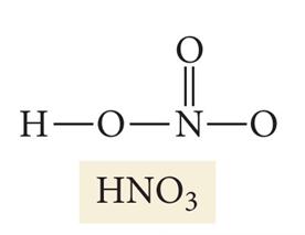 NATURE OF ACIDS & BASES The structural formulas for several common acids