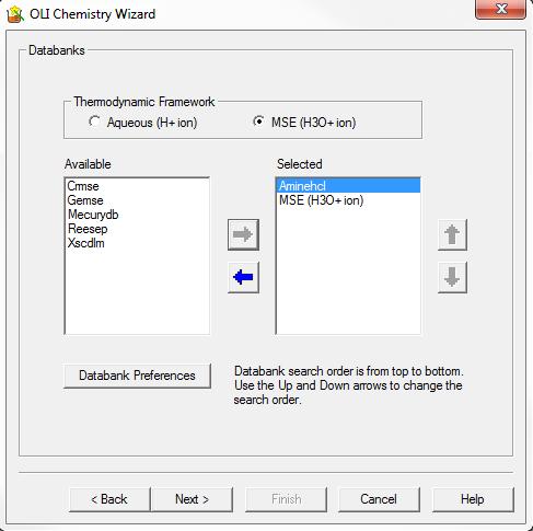 Adding OLI databank to PRO/II OLI chemistry