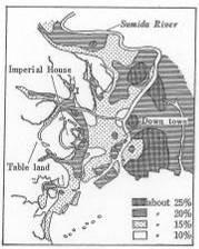 Apparently, greater rate of damage occurred in the east part of Tokyo where a big river eroded the original ground during the era of low sea level in the Pleistocene period and that valley was filled