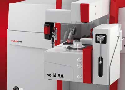 Even with external manual weighing, automatic data transfer is made via the ASpect LS software. SSA 600 automatic solid sampler with integrated microbalance This system allows routine solid AAS.