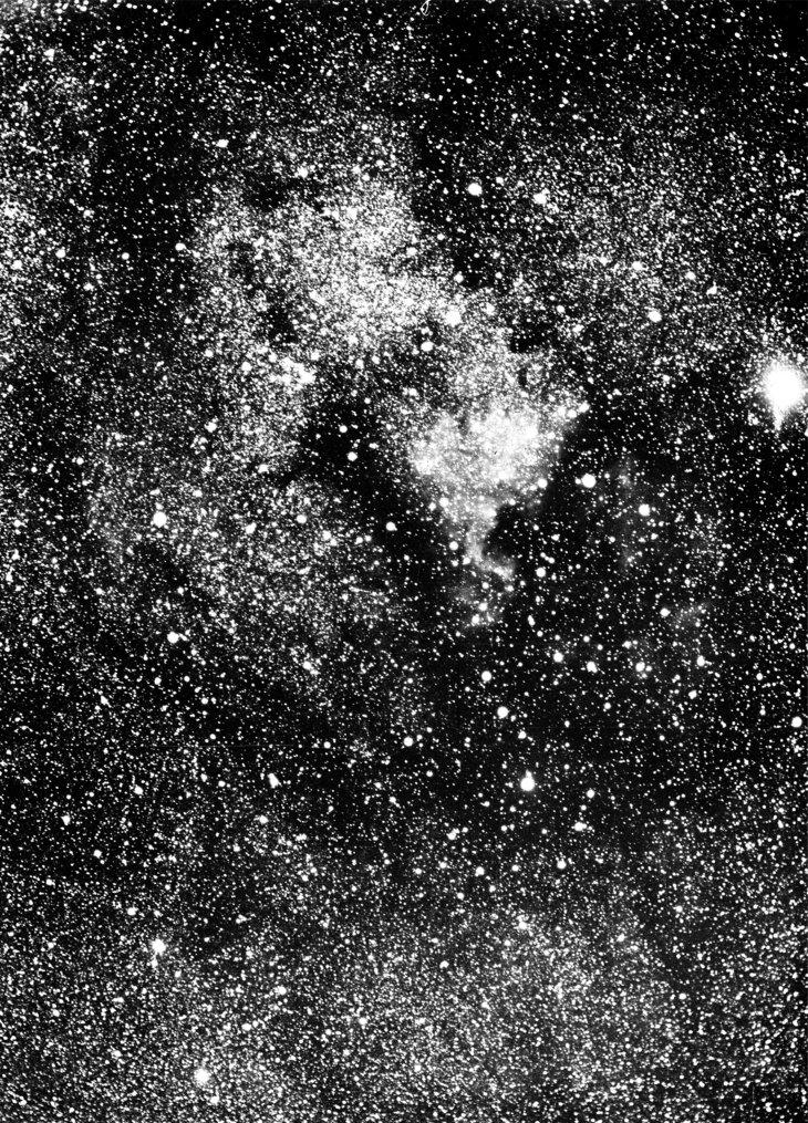Photographies of Nebulae historical photography of the North America Nebula ( NGC 7000 ) in the
