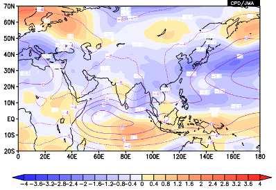 In the lower troposphere the monsoon trough was prominent east of the Philippines.