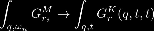 parameter Self-energy given by Keldysh Green s function