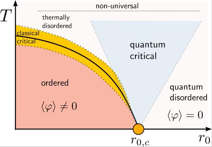 Universality at classical and quantum criticality From [4] Universality comes with potential for quantitative predictions for strongly interacting systems far from equilibrium.