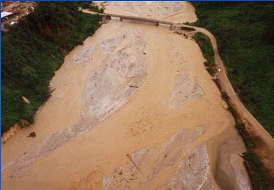 Channel Aggradation Increased sediment loads combined with large flood can
