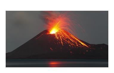 WATER MAY HAVE ORIGINALLY BEEN RELEASED FROM VOLCANIC ERUPTIONS WHEN THE