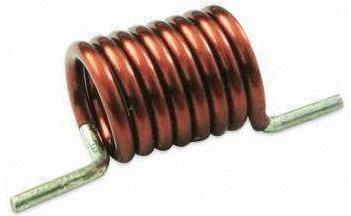 Inductors or Chokes Current flowing through a wire-wound coil produces a magnetic flux.