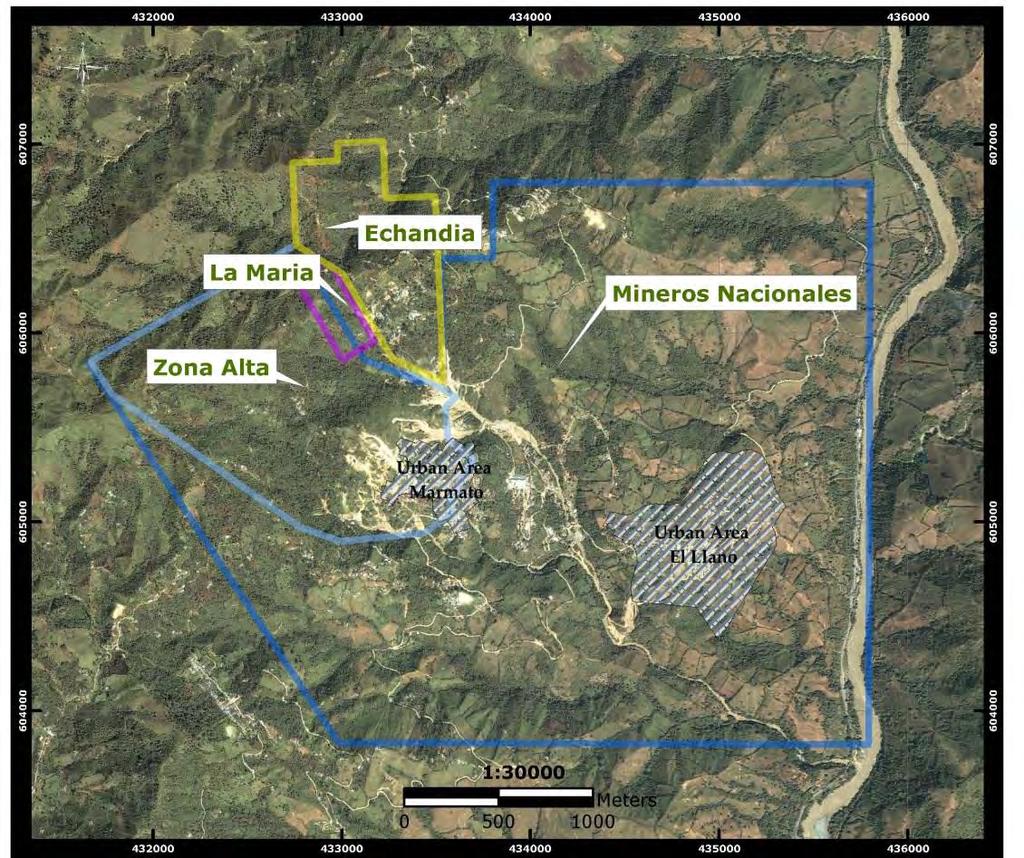 MARMATO GOLD DEPOSIT Mining Titles 1,198 Ha
