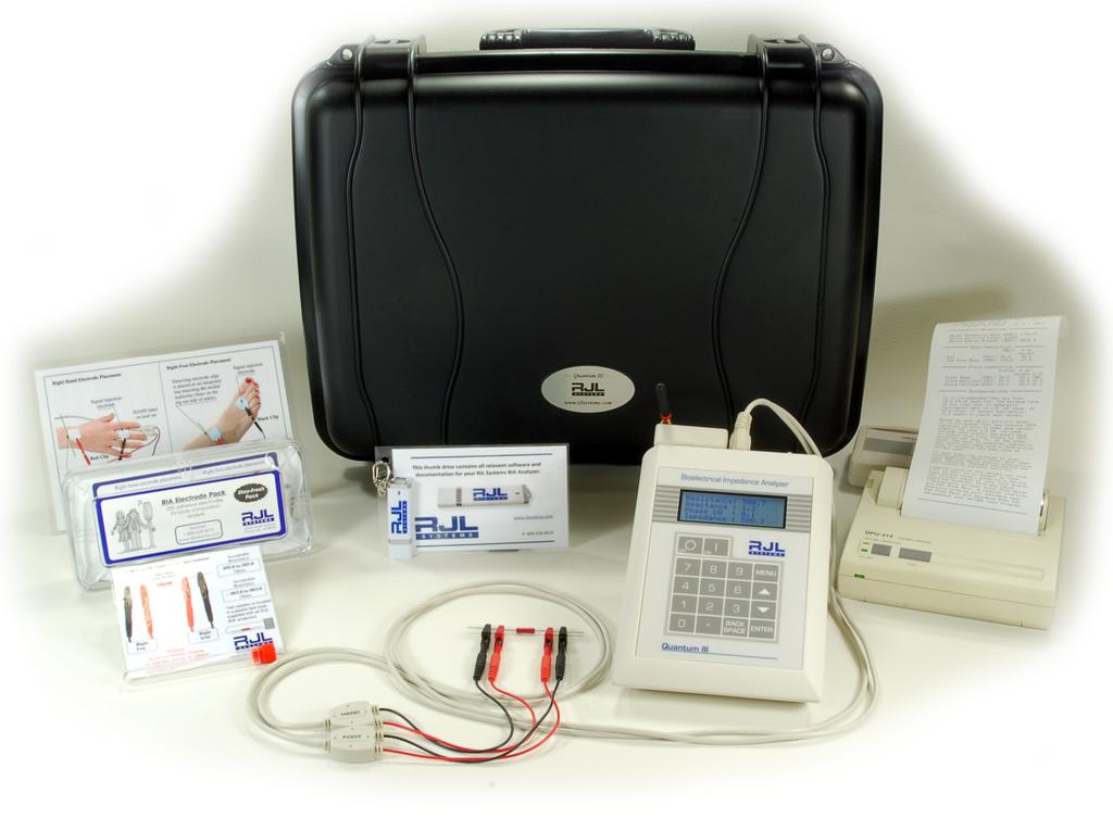 QUANTUM III BIA Analyzer INCLUDES Product Overview - The Quantum III is used to assess human contained and portable, the Quantum III was designed to give the user a variety of technical options as to
