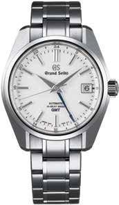HI-BEAT AUTOMATIC G.M.T. 9S MECHANICAL G.M.T. ANALOGUE : Accuracy of Grand Seiko mechanical watches when worn is specified within the target range of +4 to -2 seconds per day.