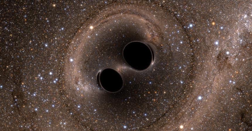 GRAVITATIONAL WAVES DETECTED 100 YEARS AFTER EINSTEIN'S PREDICTION Gravitational waves produced by the merger of two black holes have been confirmed at the Laser Interferometer Gravitational-Wave