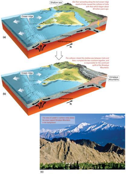 Types of Convergent Boundaries Oceanic-Oceanic Convergence Denser plate is subducted Deep trenches generated Volcanic island arcs generated