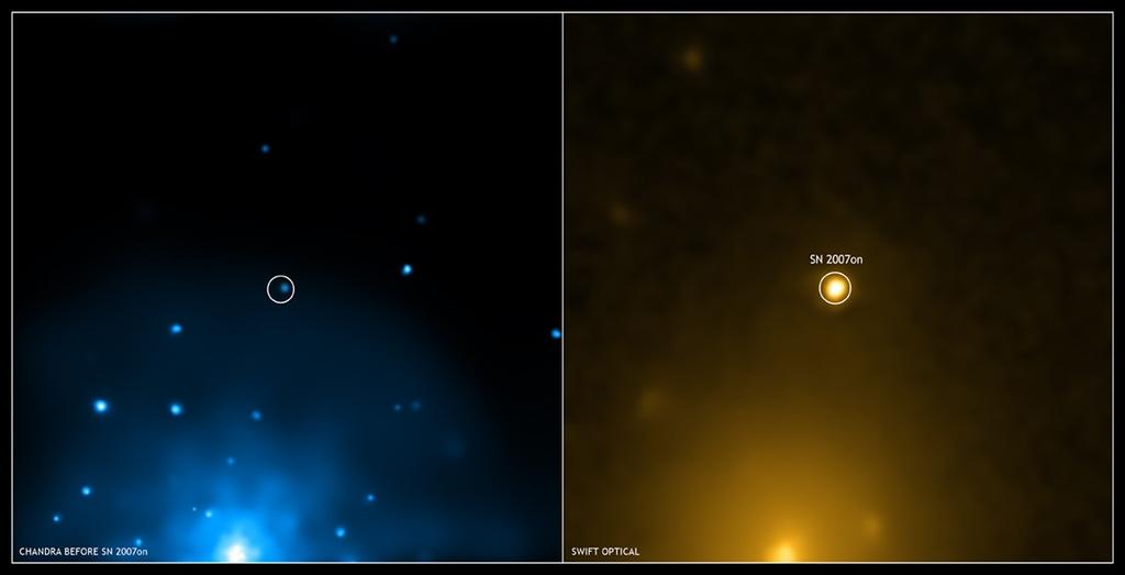 Type Ia supernovae: SN2007on X-ray source 4 years