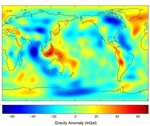 Small Variations in "g" Measured by GRACE satellite Gravity Recovery and Climate Experiment