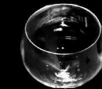Glass at 5mm Rim Excursion, before Breakage Figure 2. Still image from a wine glass experiment video.
