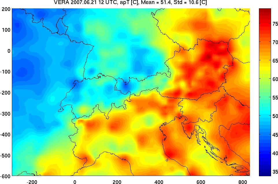 Led to strong convective events evening of 20 June north of the main mountain range. 21 June: cold front reached the Alps from the west and moved rapidly to the east.