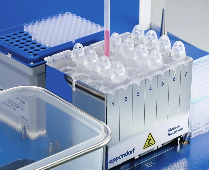 Efficient and simple pipetting, gentle mixing, incubating, safe centrifugation, automatic pipetting and storage: All works