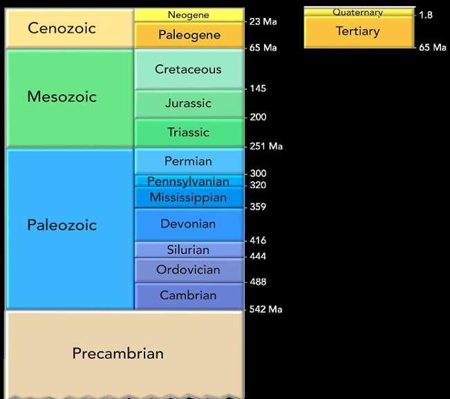 Geologic Time Scale Boundary based on mass extinction (dinos