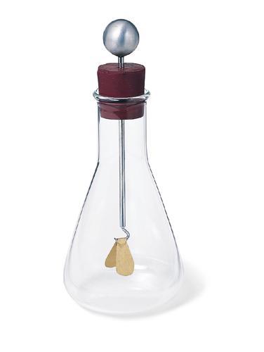 FLASK ELECTROSCOPE: A very common type of electroscope and one that has been around for a long time is the flask electroscope.