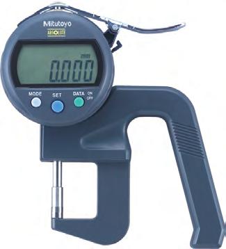 BSOLUTE Digimatic Thickness Gauge Series 547 For measuring film, paper, etc., with a resolution of 0,001. 547-401 Max.