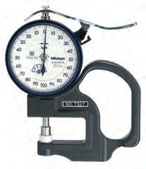 6 6 Dial Indicator Thickness Gauge Specifications ccuracy Refer to the list of specifications Parallelism 5 µm Series 7