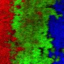 25 µm Experimental Sample preparation/ XPS & SIMS Line Scans Red: Top coat Green: Primer Blue: HDGS 5 µm ULAM 128 pixels Approximately same area is used for XPS line scan.
