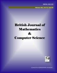 British Journal of Mathematics & Computer Science 19(5): 1-13, 016; Article no.bjmcs.9100 ISSN: 31-0851 SCIENCEDOMAIN international www.sciencedomain.