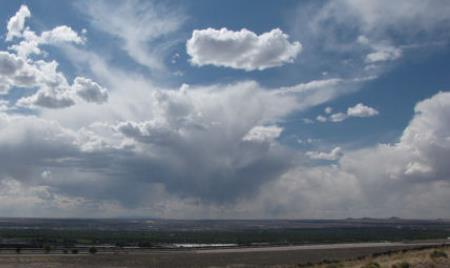 Dry Thunderstorms Dry thunderstorms" used to describe storms that produce little or no rainfall at the ground Thunderstorms produce rain just below the cloud base but evaporates