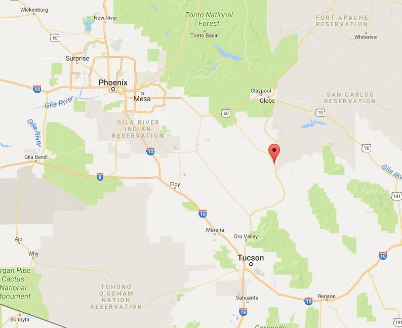 Roach Fire Arizona - FINAL Fire Name (County) Roach Fire (Pinal County) FMAG # / Approved 5188-FM-AZ July 8, 2017 Acres burned %