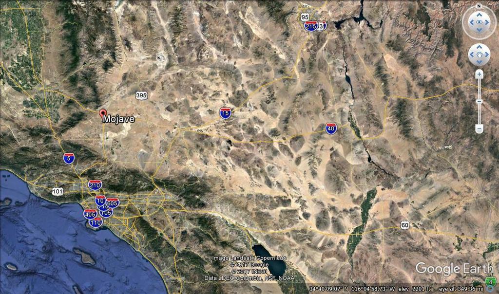 USGS - Assessing the geology and geography of large-footprint energy installations in the Mojave Desert, CA and NV About 48% of the entire area is less than 5% slope, and 8.