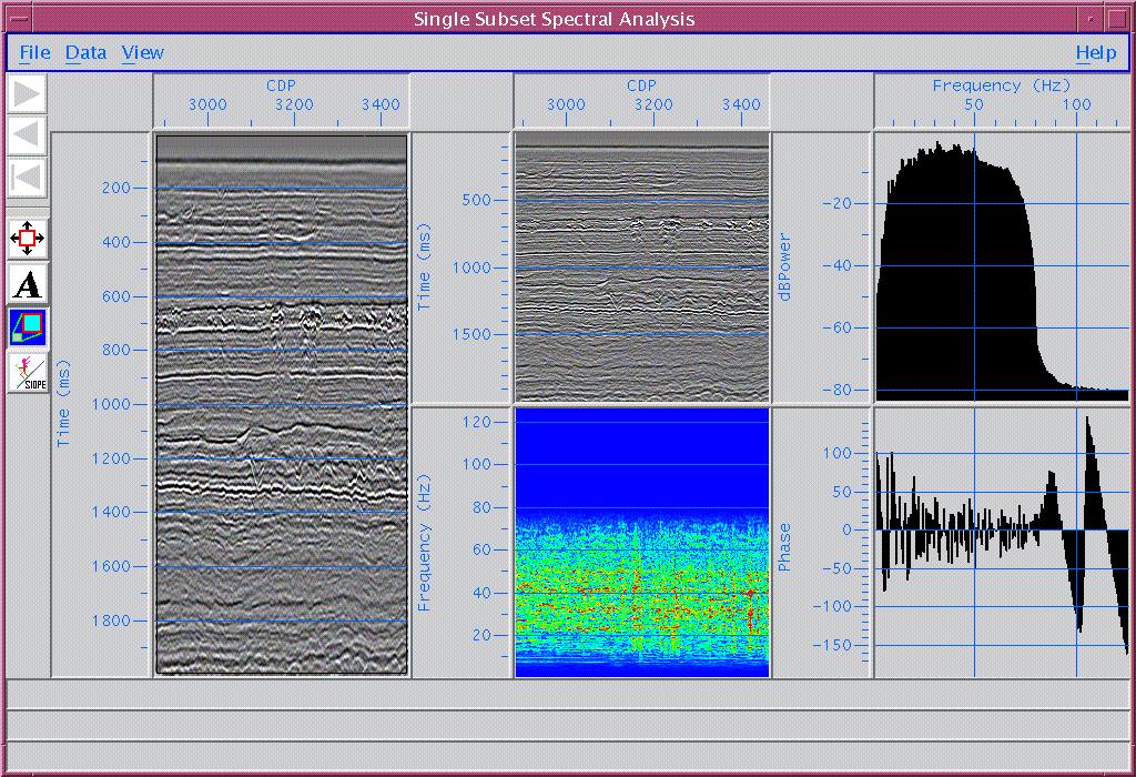 NITG 00-237-B 10 5 Frequency content and estimated wavelet The frequency content of the original ST98M11 survey, of the ST9407 survey and of the time lapse ST9906 survey have been determined.