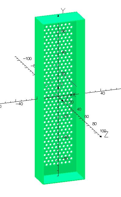 Figure 5: Preliminary drawing of the proposed iron magnetic shielding box and PMT array