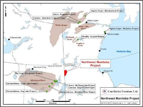 found in all rock types MOU in place with Lac Brochet First Nations