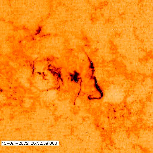 SOHO images of the flare that occurred on the 15 July 2002 The CR particles from these events, recorded at earth, have energies of the order of tens of GeV, since the effect is usually