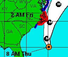 800 AM Earl Information Position: 30.1 N 74.8 W, 355 nm south-southeast southeast of Cape Hatteras, NC. Intensity: Winds near 145 mph (cat. 4).