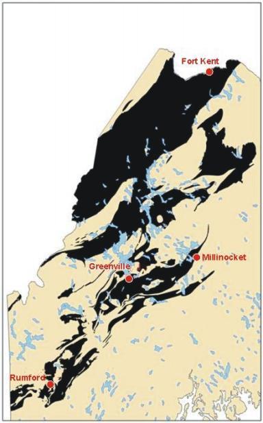 From Robert Marvinney General geology of the Allagash River area Maine's geological landscape is varied and complex, the result of repeated and intense geological processes that operated over many