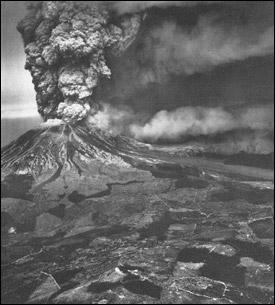 obliterated or carried away by the pyroclastic flow. The pyroclastic flow within the channelized blast zone flattened everything that it encountered.
