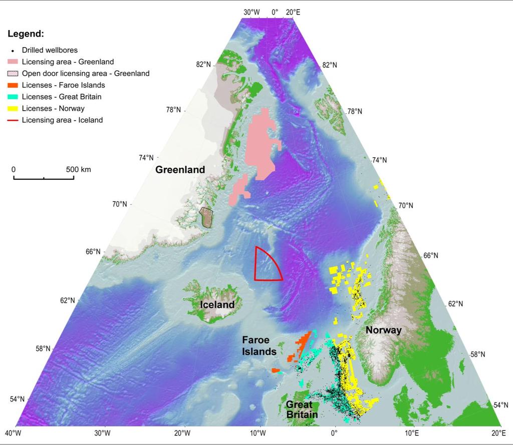 The North-Dreki Licensing Area Location Reference North Dreki is part of the Jan Mayen Micro-Continent (JMMC) with indications of continental strata and suitable