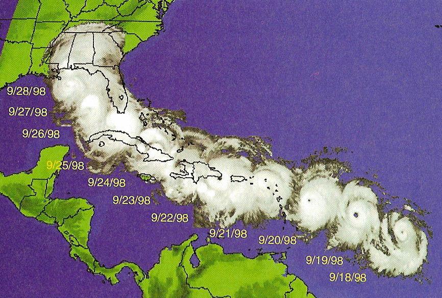 Aims: The composite features of hurricanes causing widespread impacts on Puerto Rico, Hispaniola and Cuba in the past 40 years are studied.