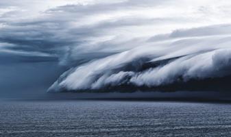 Cloud which forms below the main cloudbase usually indicates not only precipitation, but often turbulence.
